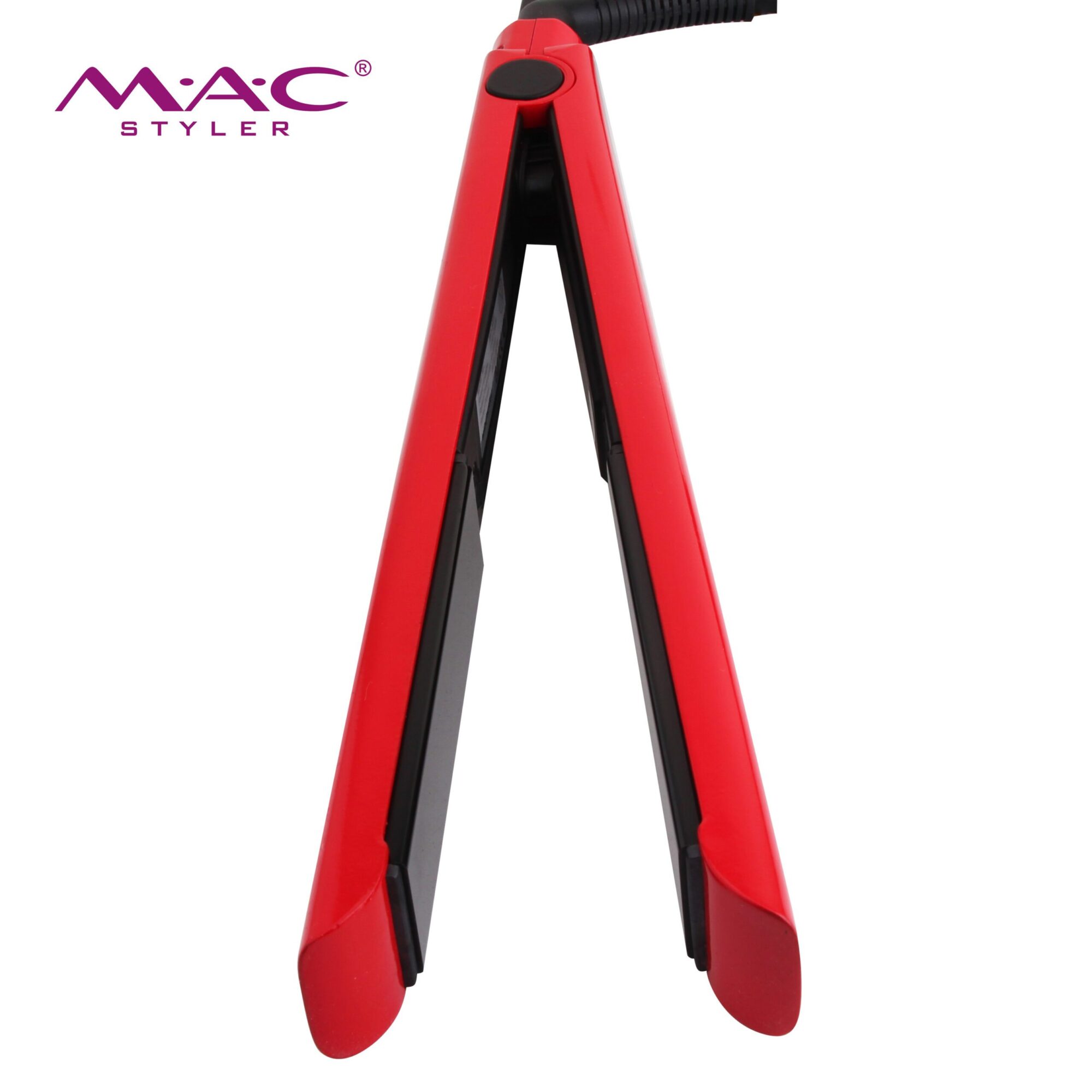 Fer &agrave; Lisser Professionnel avec &eacute;cran LED -Rouge