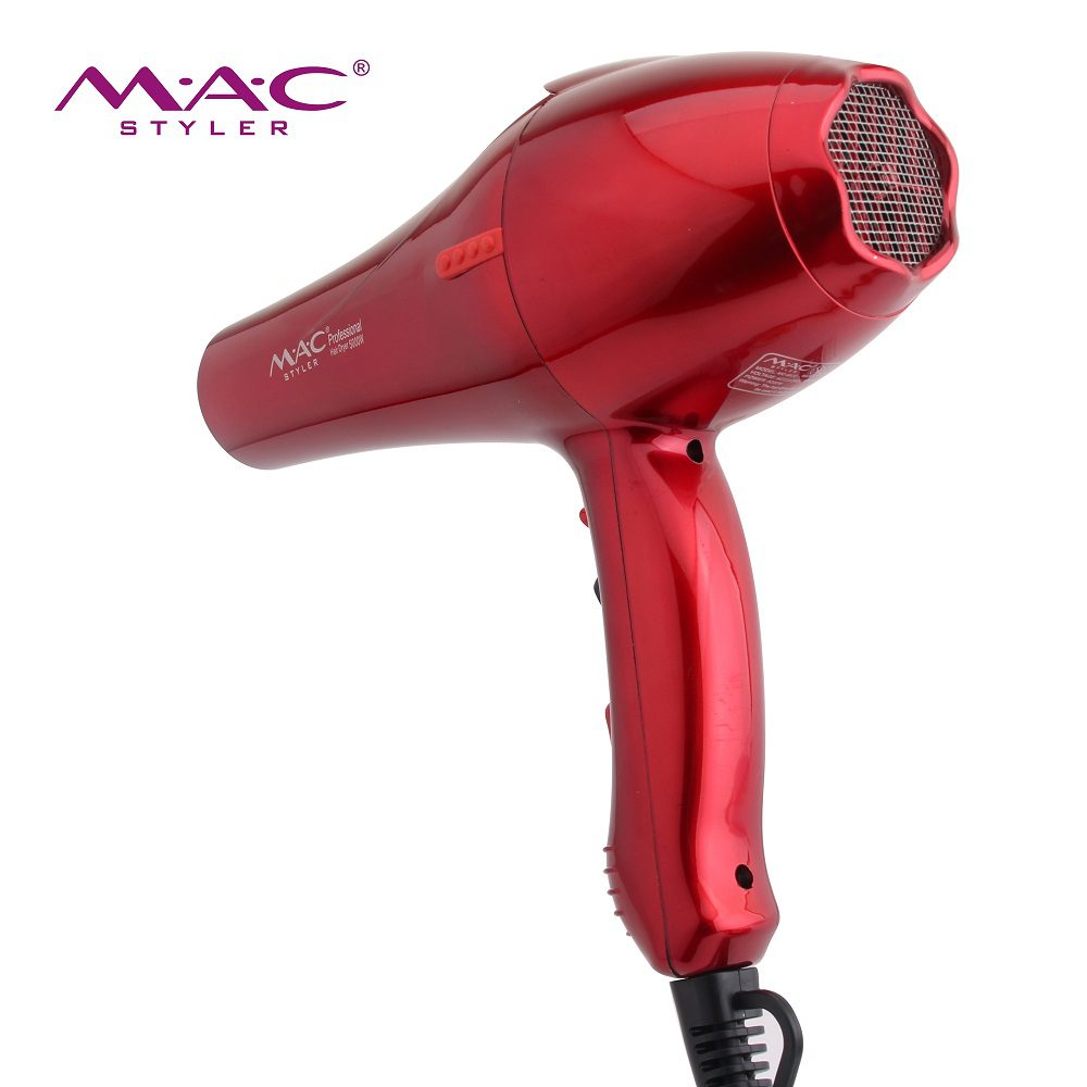 S&egrave;che Cheveux Salon 5000 W - AC Moteur -Rouge