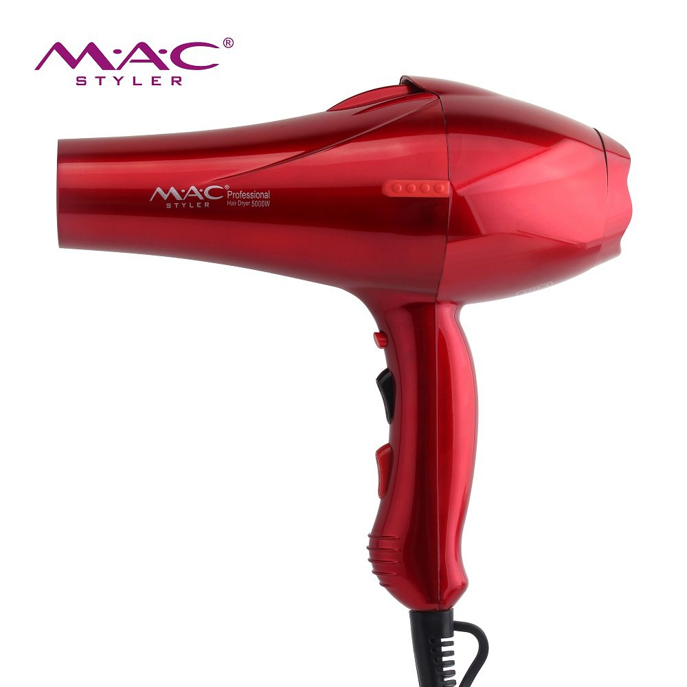 S&egrave;che Cheveux Salon 5000 W - AC Moteur -Rouge