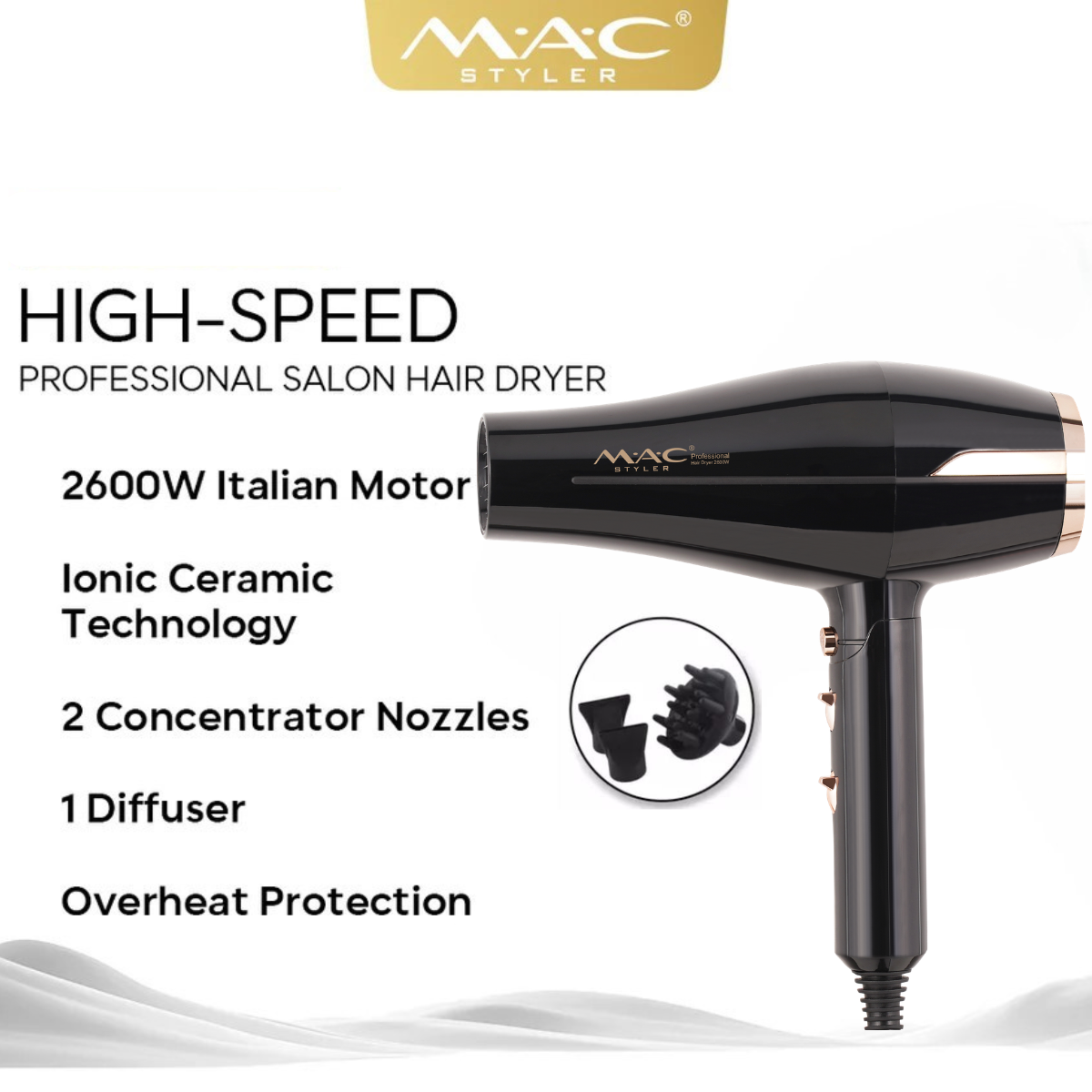 Brosse Soufflante Multistyles 9 en 1 &ndash; MC6755