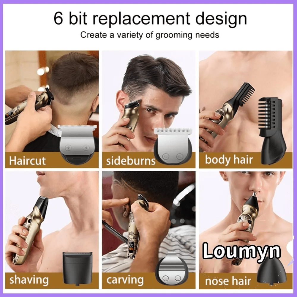 Tondeuse Multifonction 5 en 1 Professionnelle pour Homme&nbsp;